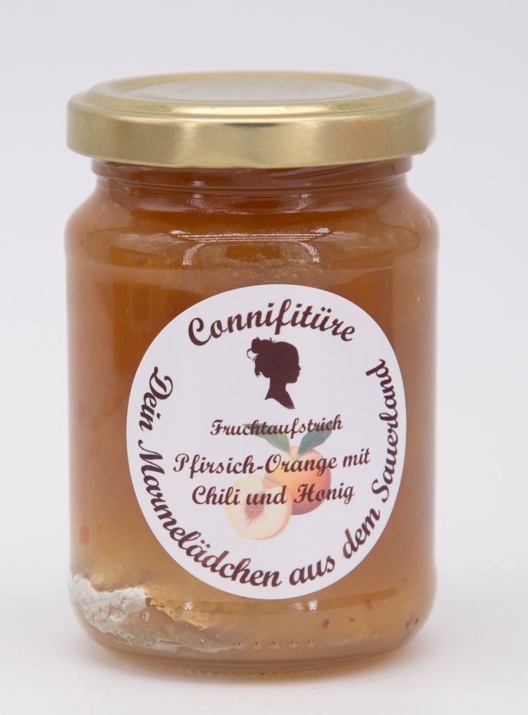 Pfirsich-Orange mit Chili und Honig