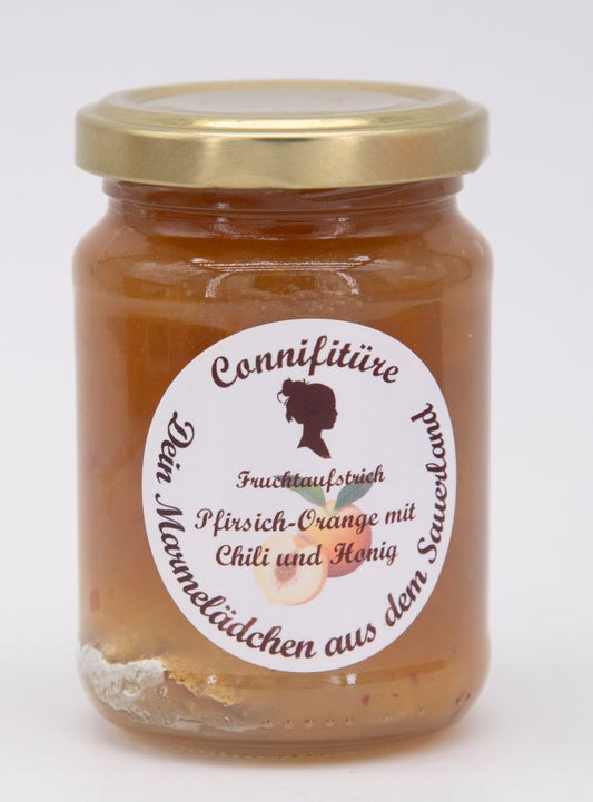 Pfirsich-Orange mit Chili und Honig