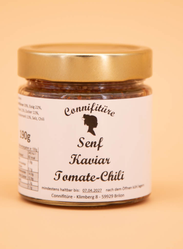 Senfkaviar Tomate-Chili