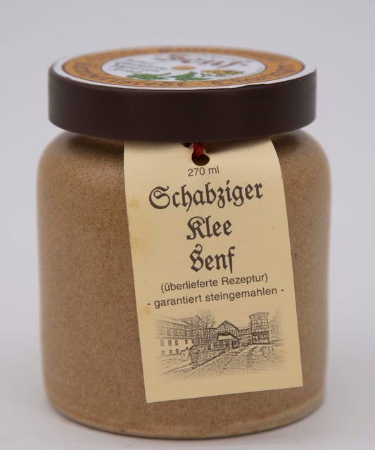 Schabziger Klee Senf steingemahlen