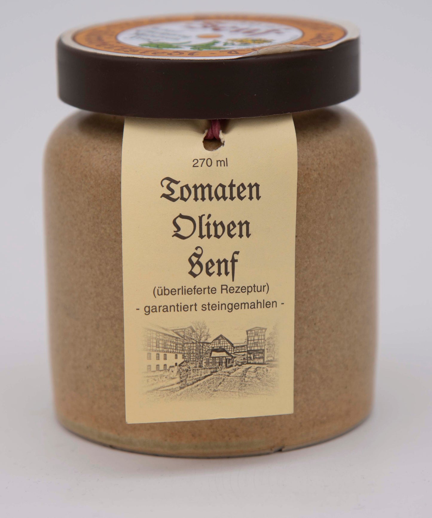 Tomaten-Oliven Senf steingemahlen