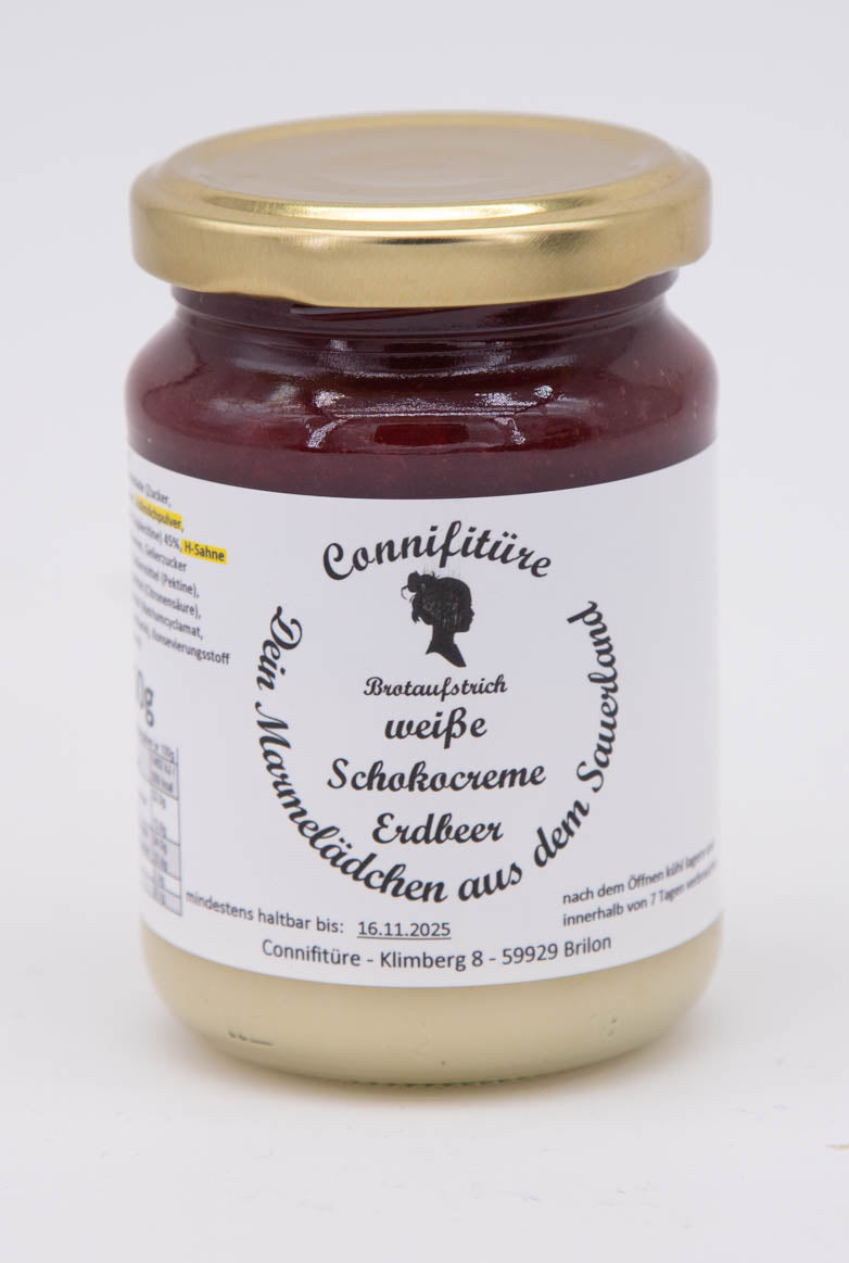 weiße Schokocreme Erdbeere