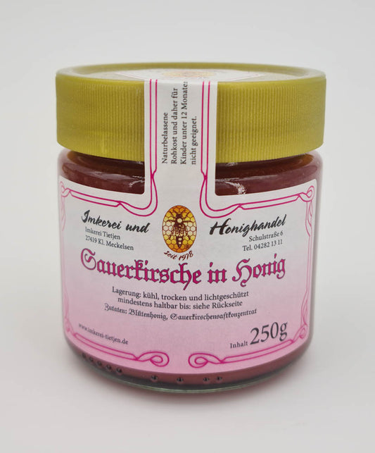 Sauerkirsche in Honig 250g