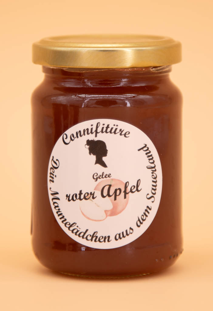rotes Apfel Gelee