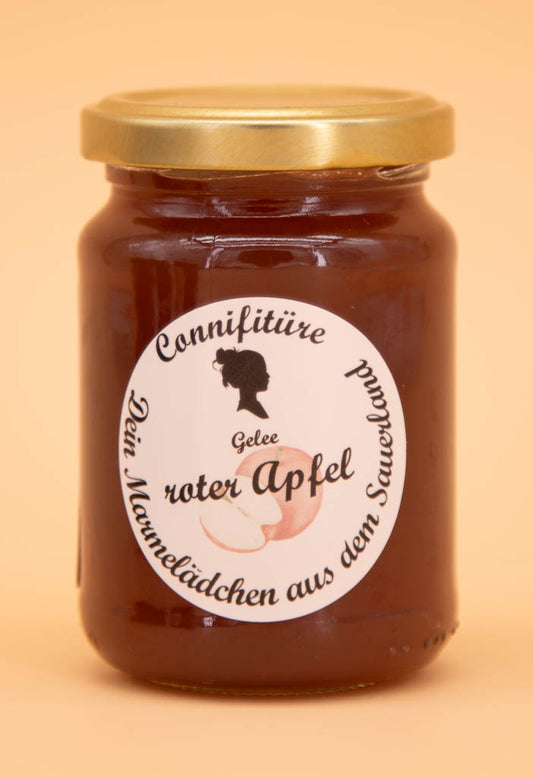 rotes Apfel Gelee